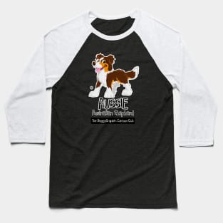 Aussie CartoonClub - Brown Trico Baseball T-Shirt